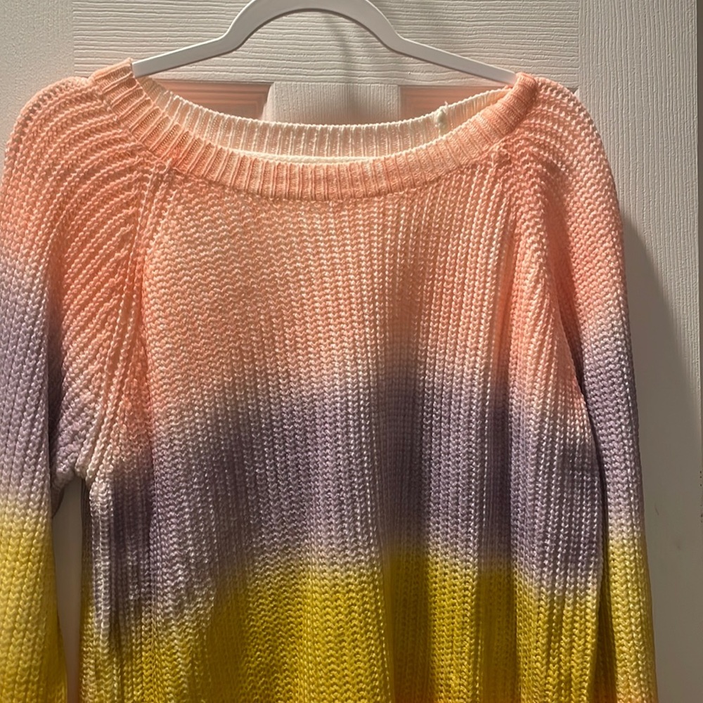 Macaron multicolor sweater. Size small